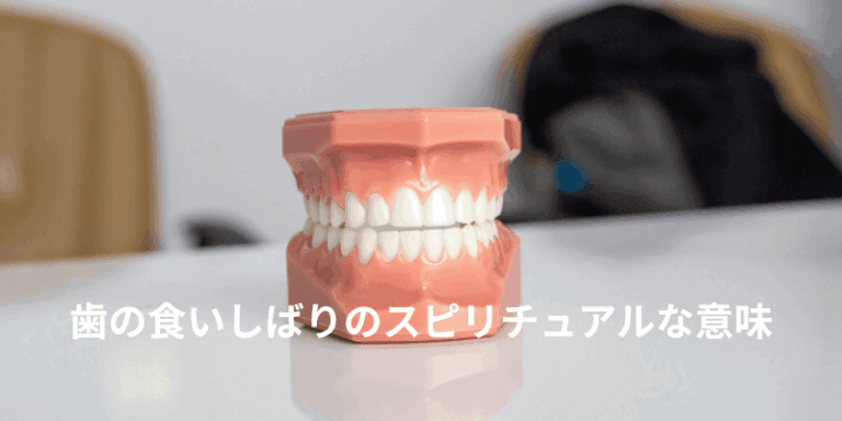 歯の食いしばりのスピリチュアルな意味|顎に力が入るとき、飲み込んでいるもの